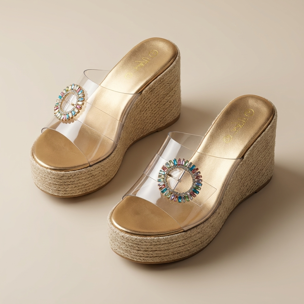 Shoes_in_beige_background_202607041629 sabot – Image 1